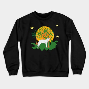 Wolf in the forest Crewneck Sweatshirt